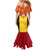 Custom Papua New Guinea Rubgby Mermaid Dress Pacific 2023 Go PNG Kumuls LT14 - Polynesian Pride