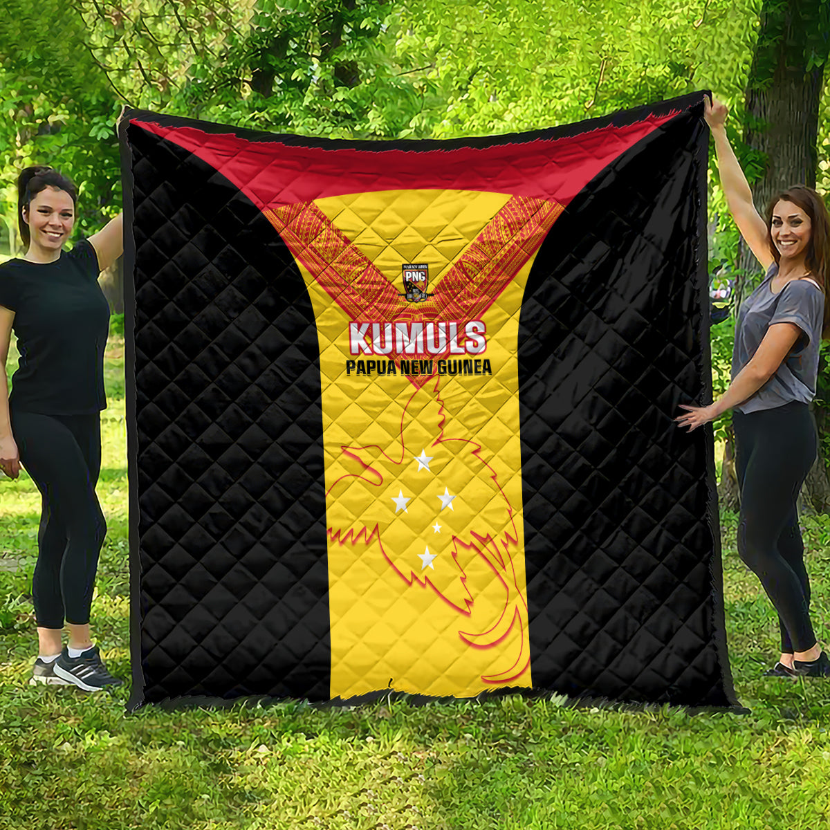 Papua New Guinea Rubgby Quilt Pacific 2023 Go PNG Kumuls LT14 - Polynesian Pride