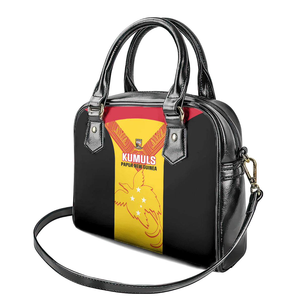 Papua New Guinea Rubgby Shoulder Handbag Pacific 2023 Go PNG Kumuls LT14 - Polynesian Pride