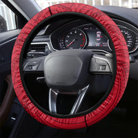Papua New Guinea Rubgby Steering Wheel Cover Pacific 2023 Go PNG Kumuls LT14 - Polynesian Pride