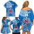 Custom Samoa Rugby Family Matching Off Shoulder Short Dress and Hawaiian Shirt Pacific 2023 Go Toa Samoa LT14 - Polynesian Pride