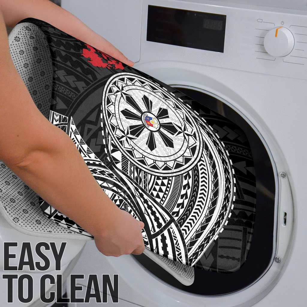 Philippines Strong Bathroom Set Filipino Map Polynesian Tattoo - Polynesian Pride