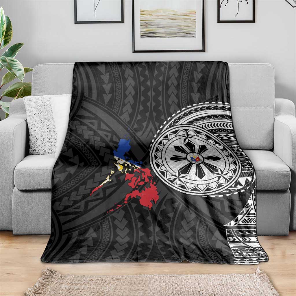 Philippines Strong Blanket Filipino Map Polynesian Tattoo - Polynesian Pride
