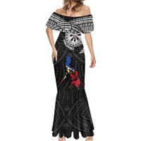 Philippines Strong Mermaid Dress Filipino Map Polynesian Tattoo - Polynesian Pride