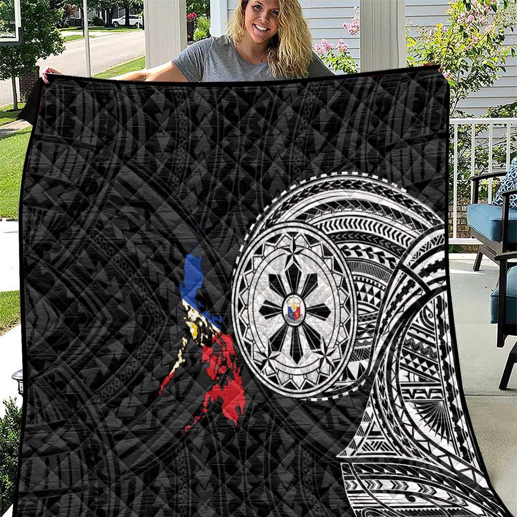 Philippines Strong Quilt Filipino Map Polynesian Tattoo - Polynesian Pride