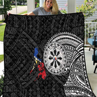 Philippines Strong Quilt Filipino Map Polynesian Tattoo - Polynesian Pride