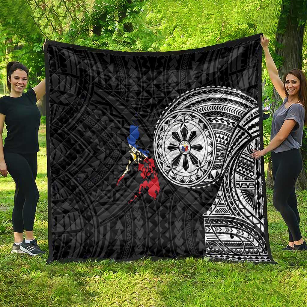 Philippines Strong Quilt Filipino Map Polynesian Tattoo - Polynesian Pride