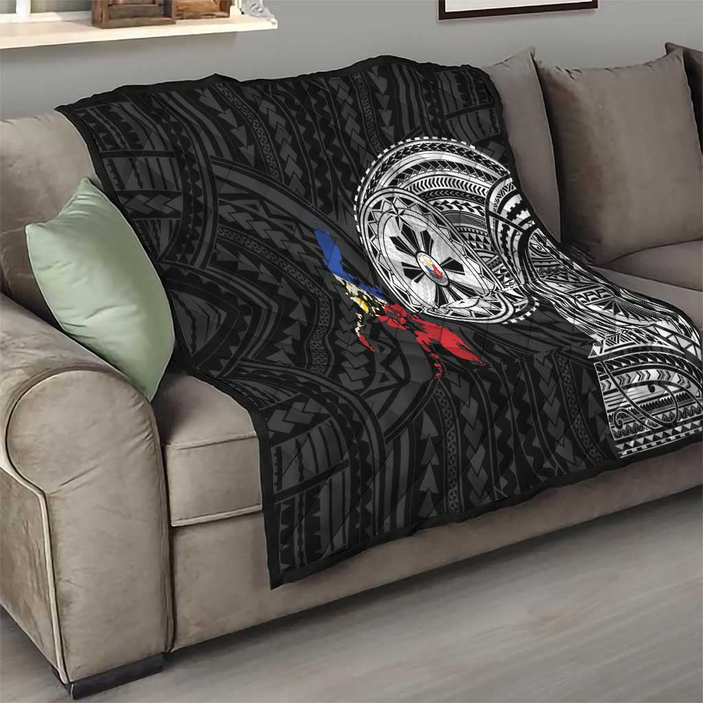 Philippines Strong Quilt Filipino Map Polynesian Tattoo - Polynesian Pride