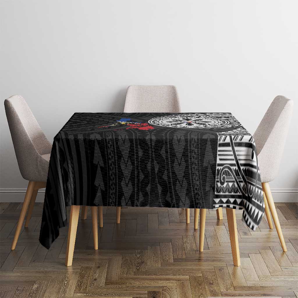Philippines Strong Tablecloth Filipino Map Polynesian Tattoo - Polynesian Pride