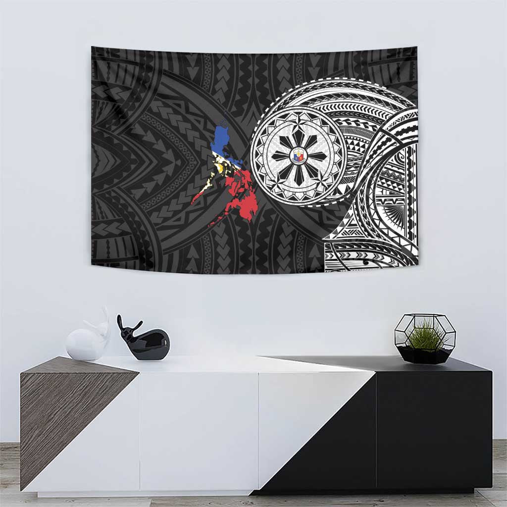 Philippines Strong Tapestry Filipino Map Polynesian Tattoo - Polynesian Pride