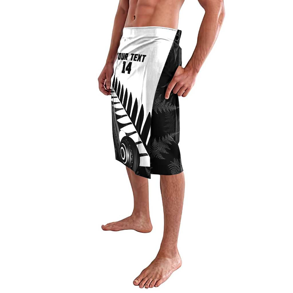 New Zealand Lawn Bowls Custom Lavalava Aotearoa Silver Fern - Polynesian Pride