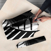 New Zealand Lawn Bowls Custom Umbrella Aotearoa Silver Fern - Polynesian Pride