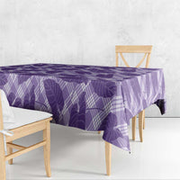 Purple Hawaii Kalo Palaka Motifs Tablecloth Hawaiian Taro Leaves Elegant Vibes LT14 - Polynesian Pride