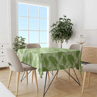 Green Hawaii Kalo Palaka Motifs Tablecloth Hawaiian Taro Leaves Elegant Vibes LT14 - Polynesian Pride