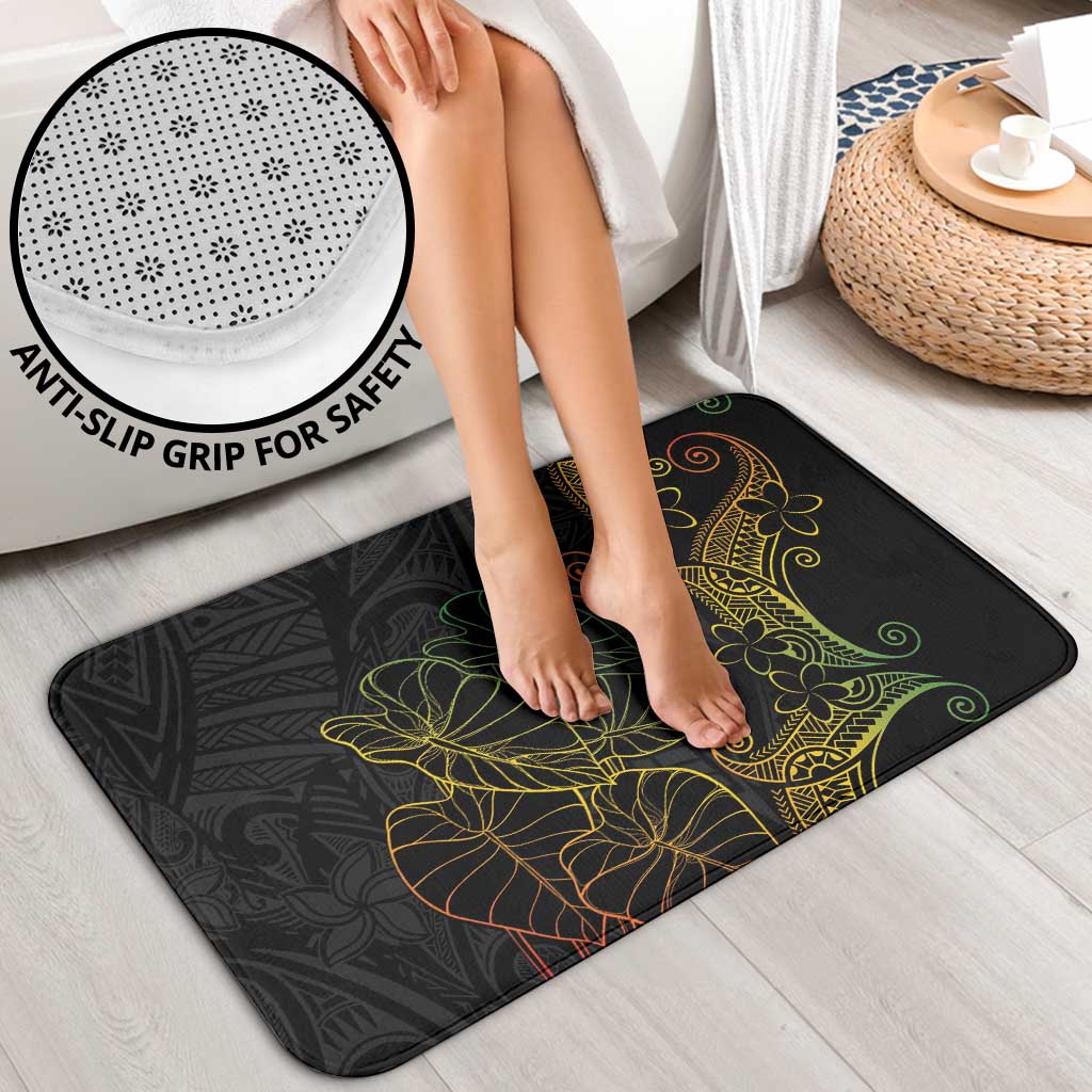 Aloha Hawaii Kalo Bathroom Set Reggae Taro Polynesian Pattern LT14 - Polynesian Pride