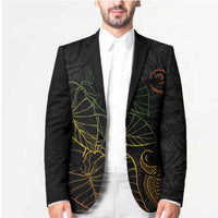 Aloha Hawaii Kalo Blazer Reggae Taro Polynesian Pattern - Polynesian Pride