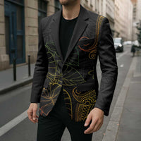 Aloha Hawaii Kalo Blazer Reggae Taro Polynesian Pattern - Polynesian Pride