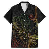 Aloha Hawaii Kalo Family Matching Mermaid Dress and Hawaiian Shirt Reggae Taro Polynesian Pattern - Polynesian Pride