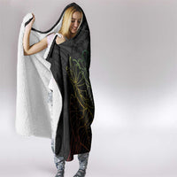 Aloha Hawaii Kalo Hooded Blanket Reggae Taro Polynesian Pattern LT14 - Polynesian Pride