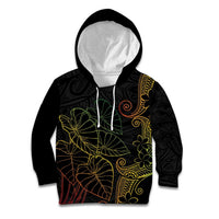 Aloha Hawaii Kalo Kid Hoodie Reggae Taro Polynesian Pattern - Polynesian Pride