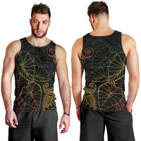 Aloha Hawaii Kalo Men Tank Top Reggae Taro Polynesian Pattern LT14 - Polynesian Pride