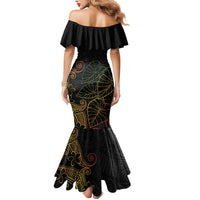 Aloha Hawaii Kalo Mermaid Dress Reggae Taro Polynesian Pattern - Polynesian Pride