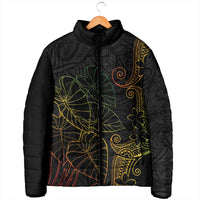 Aloha Hawaii Kalo Padded Jacket Reggae Taro Polynesian Pattern LT14 - Polynesian Pride