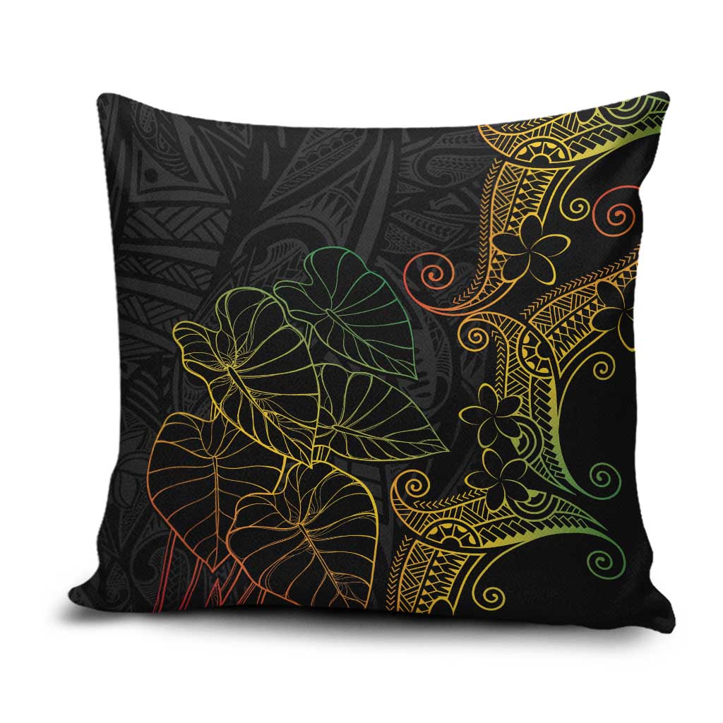 Aloha Hawaii Kalo Pillow Cover Reggae Taro Polynesian Pattern - Polynesian Pride