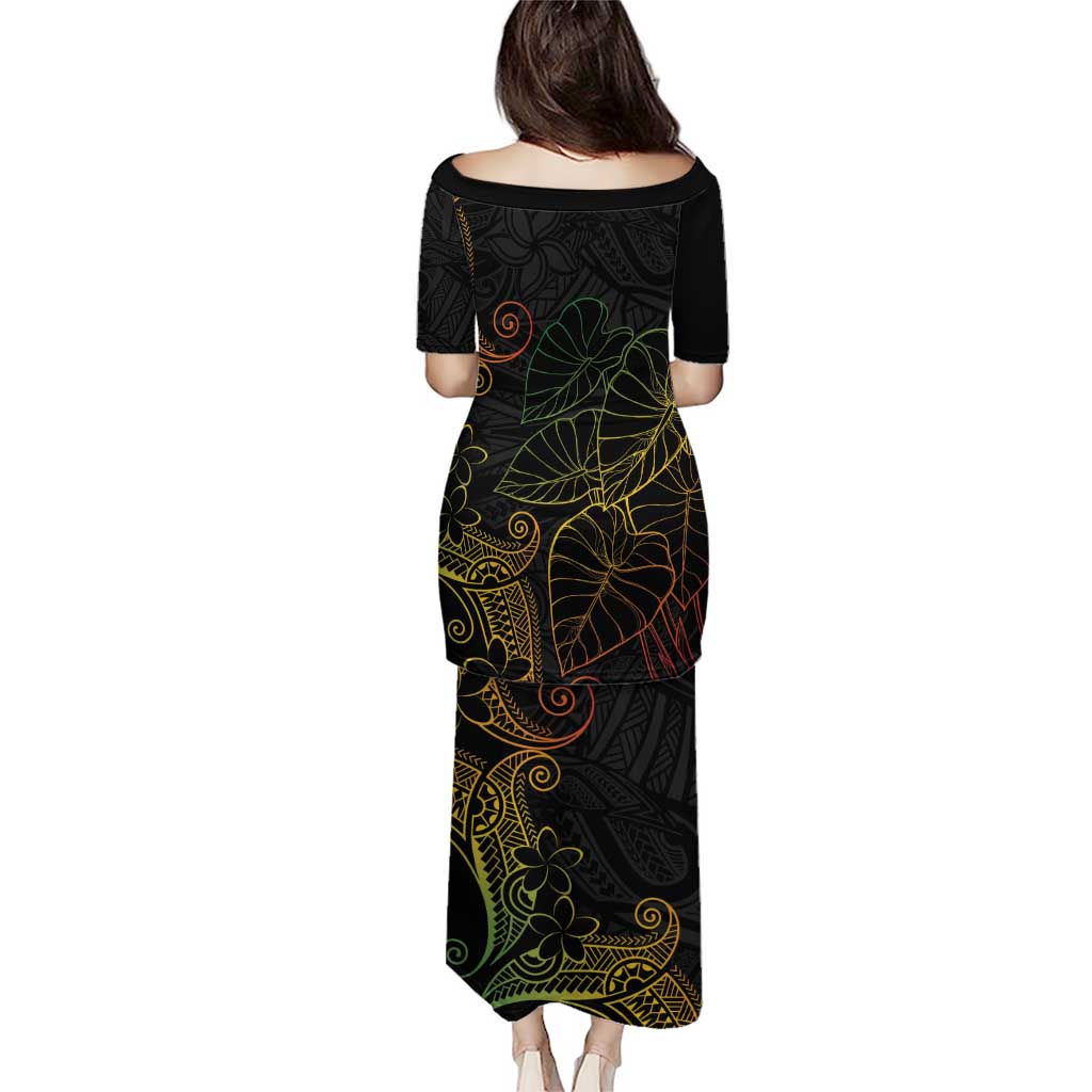Aloha Hawaii Kalo Puletasi Reggae Taro Polynesian Pattern LT14 - Polynesian Pride