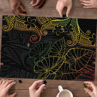 Aloha Hawaii Kalo Puzzle Reggae Taro Polynesian Pattern LT14 - Polynesian Pride