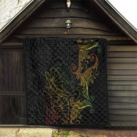 Aloha Hawaii Kalo Quilt Reggae Taro Polynesian Pattern - Polynesian Pride