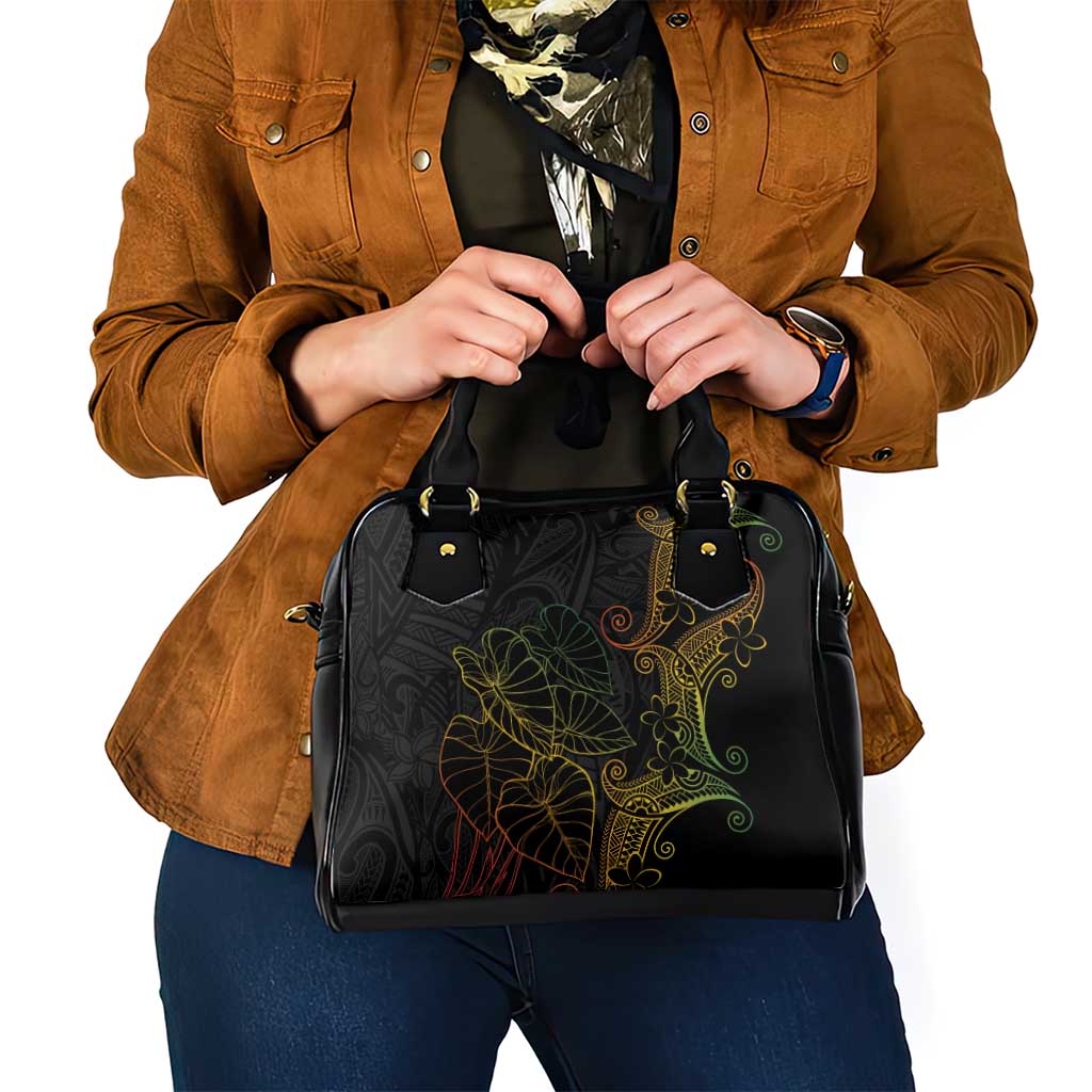 Aloha Hawaii Kalo Shoulder Handbag Reggae Taro Polynesian Pattern LT14 - Polynesian Pride