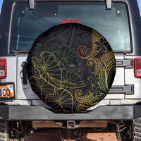 Aloha Hawaii Kalo Spare Tire Cover Reggae Taro Polynesian Pattern - Polynesian Pride