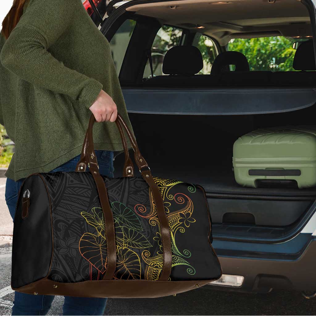 Aloha Hawaii Kalo Travel Bag Reggae Taro Polynesian Pattern - Polynesian Pride