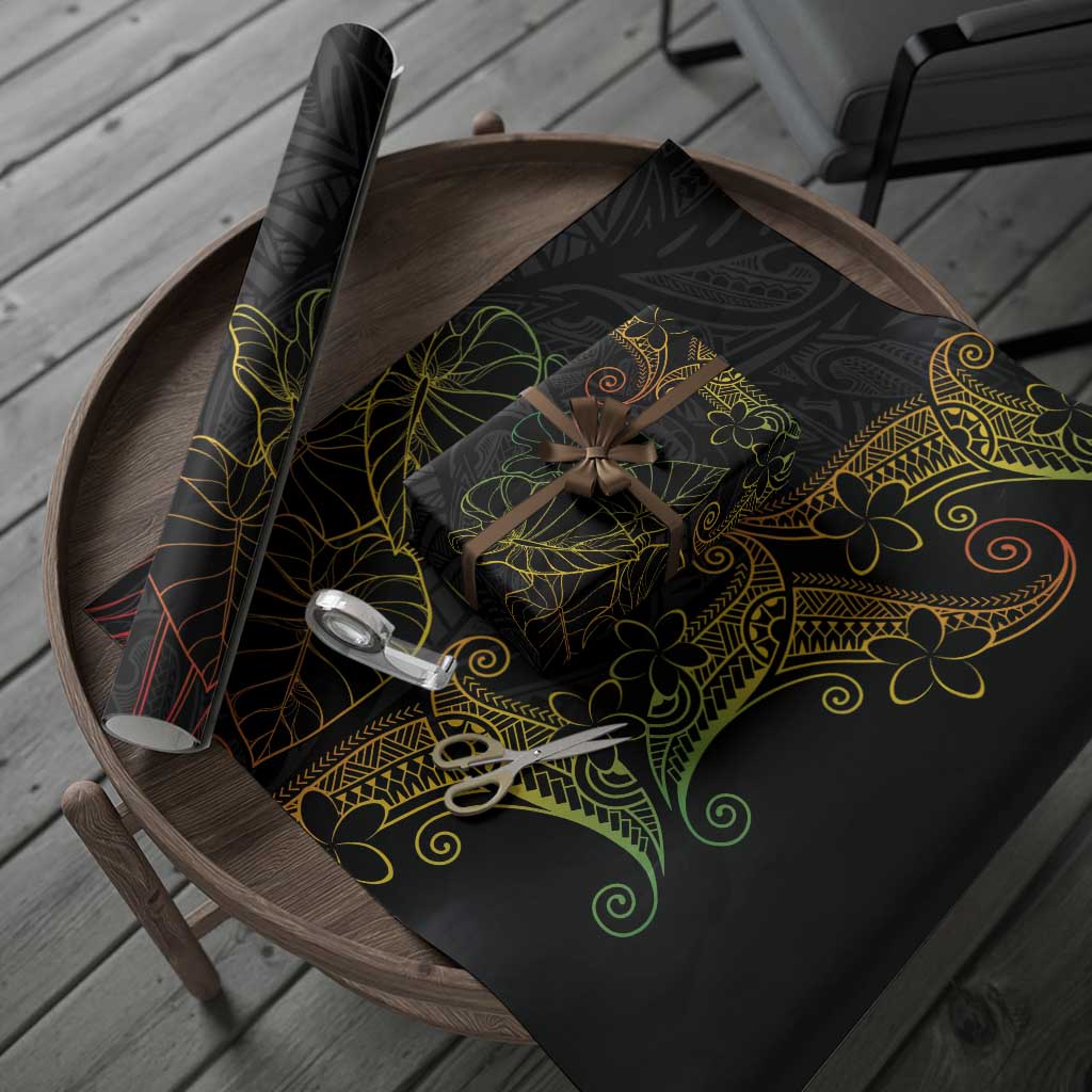 Aloha Hawaii Kalo Wrapping Paper Reggae Taro Polynesian Pattern LT14 - Polynesian Pride