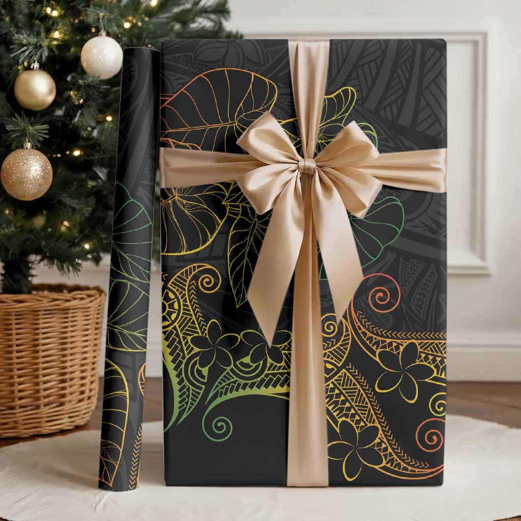 Aloha Hawaii Kalo Wrapping Paper Reggae Taro Polynesian Pattern LT14 - Polynesian Pride