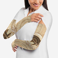 Tonga Skink Kava Bowl Arm Sleeves Vintage Tongan Ngatu Pattern LT14 - Polynesian Pride