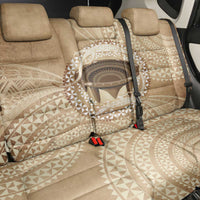 Tonga Skink Kava Bowl Back Car Seat Cover Vintage Tongan Ngatu Pattern LT14 - Polynesian Pride