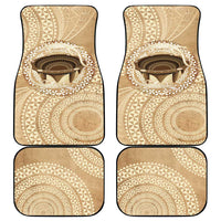 Tonga Skink Kava Bowl Car Mats Vintage Tongan Ngatu Pattern LT14 - Polynesian Pride