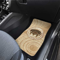 Tonga Skink Kava Bowl Car Mats Vintage Tongan Ngatu Pattern LT14 - Polynesian Pride