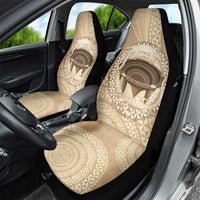 Tonga Skink Kava Bowl Car Seat Cover Vintage Tongan Ngatu Pattern LT14 - Polynesian Pride