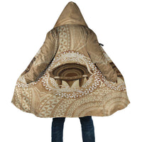 Tonga Skink Kava Bowl Cloak Vintage Tongan Ngatu Pattern LT14 Unisex Brown - Polynesian Pride