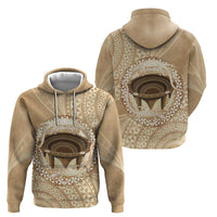 Tonga Skink Kava Bowl Hoodie Vintage Tongan Ngatu Pattern LT14 - Polynesian Pride