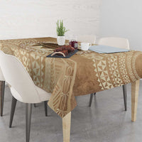 Tonga Skink Kava Bowl Tablecloth Vintage Tongan Ngatu Pattern LT14 - Polynesian Pride