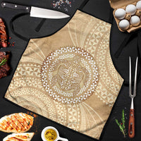 Tonga Ngatu Turtle Apron Vintage Tongan Tapa Cloth LT14 Brown - Polynesian Pride