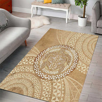 Tonga Ngatu Turtle Area Rug Vintage Tongan Tapa Cloth