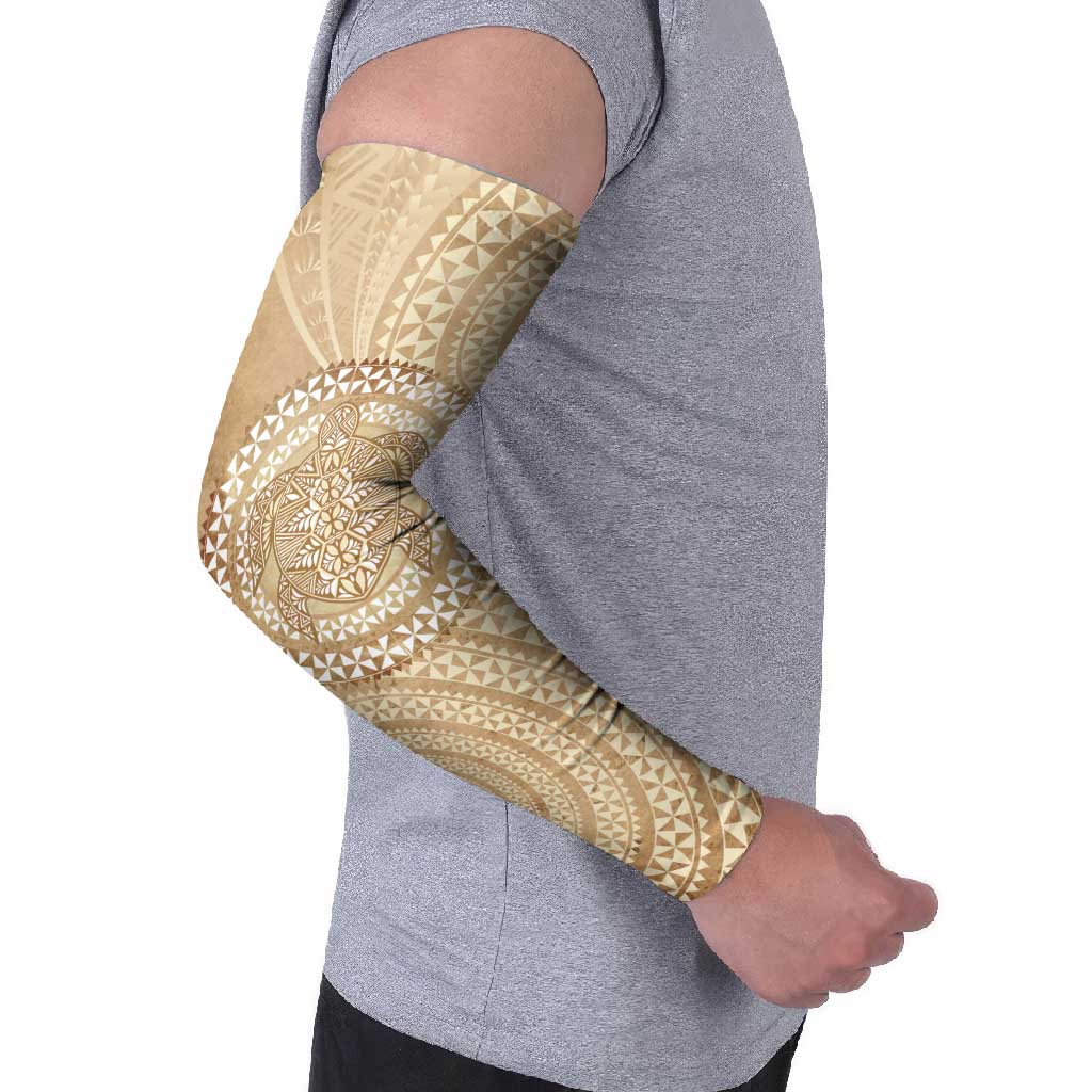 Tonga Ngatu Turtle Arm Sleeves Vintage Tongan Tapa Cloth