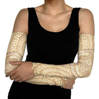 Tonga Ngatu Turtle Arm Sleeves Vintage Tongan Tapa Cloth