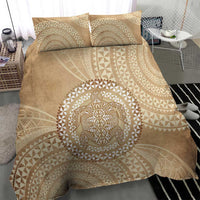 Tonga Ngatu Turtle Bedding Set Vintage Tongan Tapa Cloth LT14 - Polynesian Pride