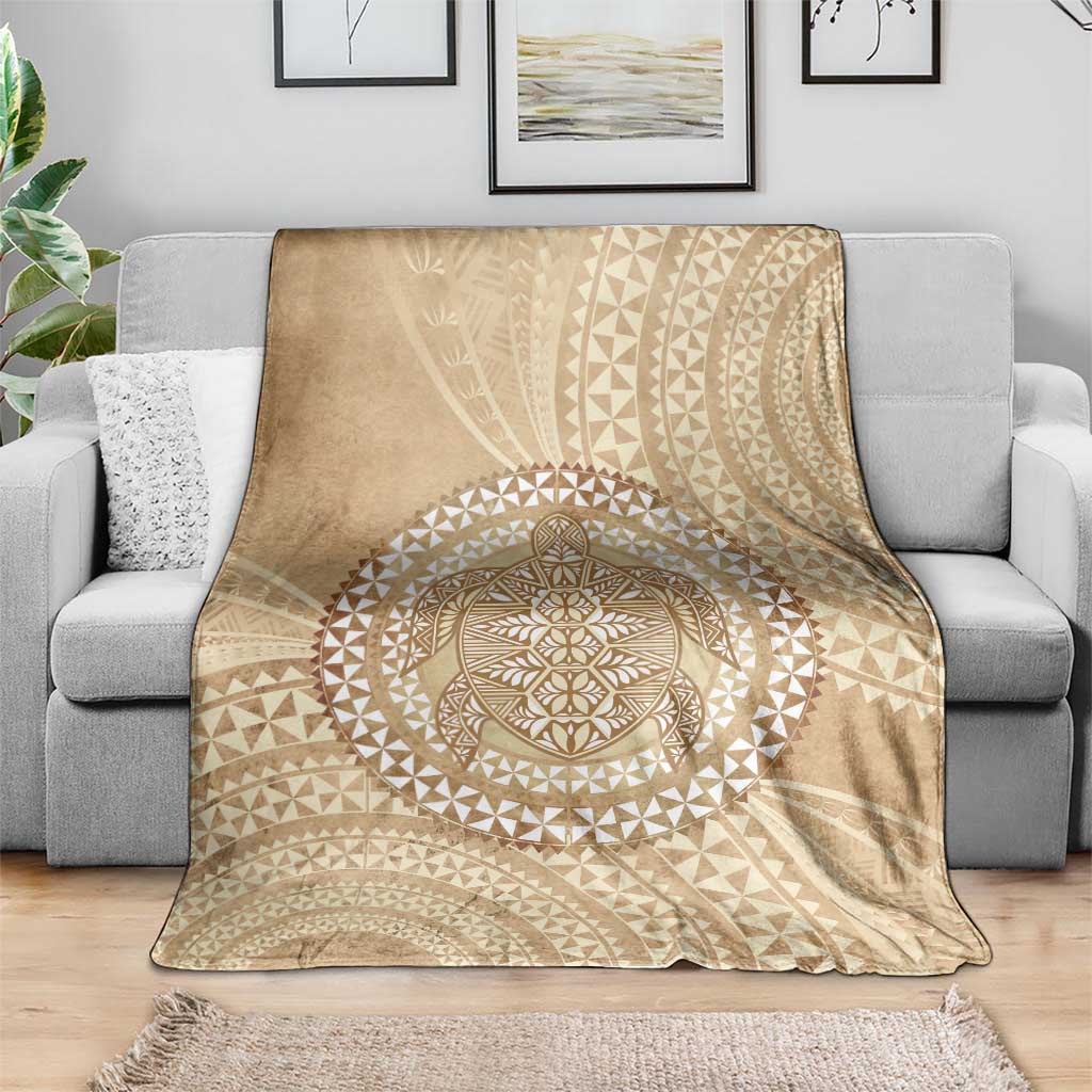Tonga Ngatu Turtle Blanket Vintage Tongan Tapa Cloth LT14 - Polynesian Pride